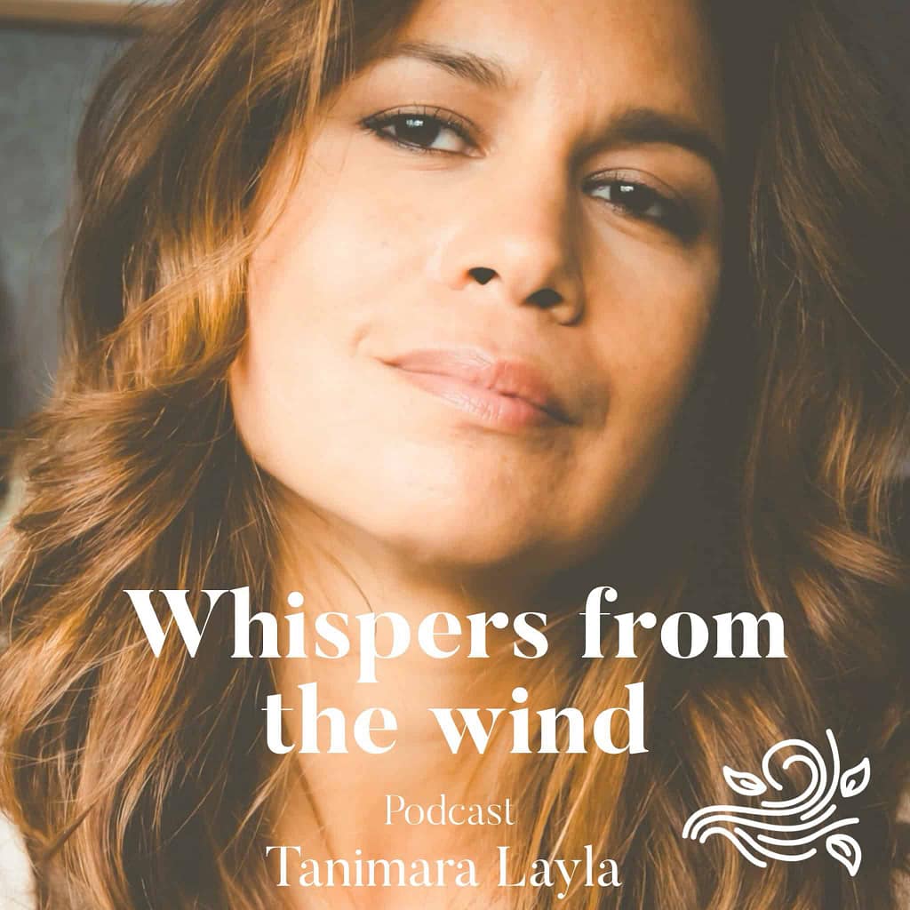 Cover image for 'Whispers from the Wind' podcast by Tanimara, exploring intuitive healing, EMF awareness, and personal transformation through soulful storytelling and energy wisdom.