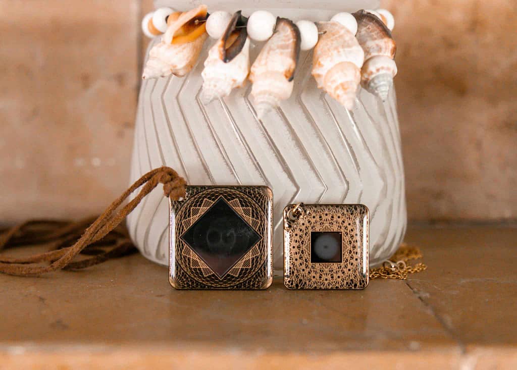 Side-by-side comparison of Aires Go and Aires Flex EMF protection devices—wearable vs. portable solutions for reducing electromagnetic radiation exposure.